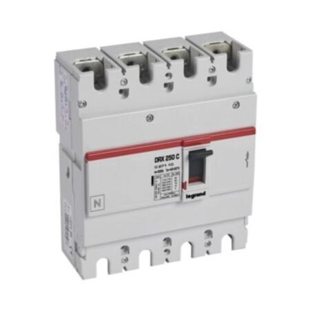 Legrand 027110 MCCB - DRX 250 - thermal magnetic - Icu 18 kA - 415 V~ - 4P - In 225 A
