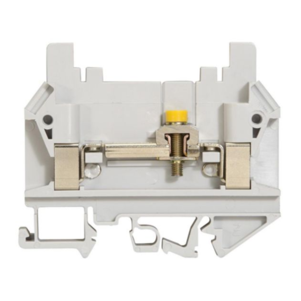 Legrand 037192 Measurement terminal block, screw connection, 1 connection, Cross-section 4mm² - pitch 8 - grey