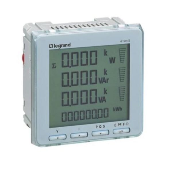 Legrand 412053 EMDX³ Premium network analyser for up to 4 optional units - door or faceplate mounting