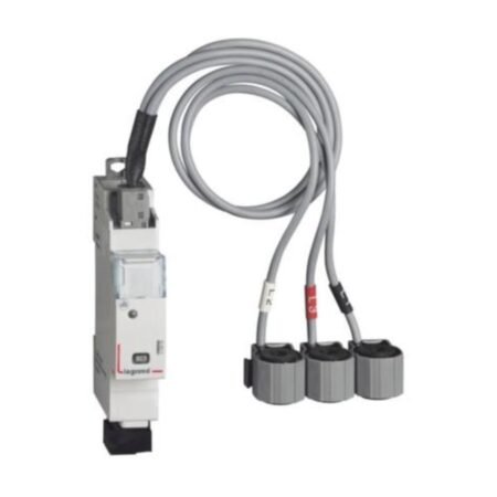 Legrand 414918 EMS CX3 measure module for 3 mono-phase electrical lines up to 63A with Rogowski current transformers.