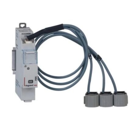 Legrand 414920 EMS CX3 measure module for 1 three-phase electrical lines up to 63A with Rogowski current transformers.