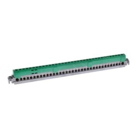 Legrand 004838 IP2X Terminal block - earth (green) - 2 x 6 to 25mm² - 33 x 1.5 to 16mm² -length 276 mm