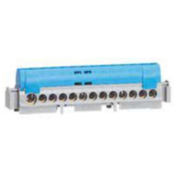 Legrand 004842 IP2X Terminal block - neutral (blue) - 8 x 1.5 to 16mm² - length 75 mm