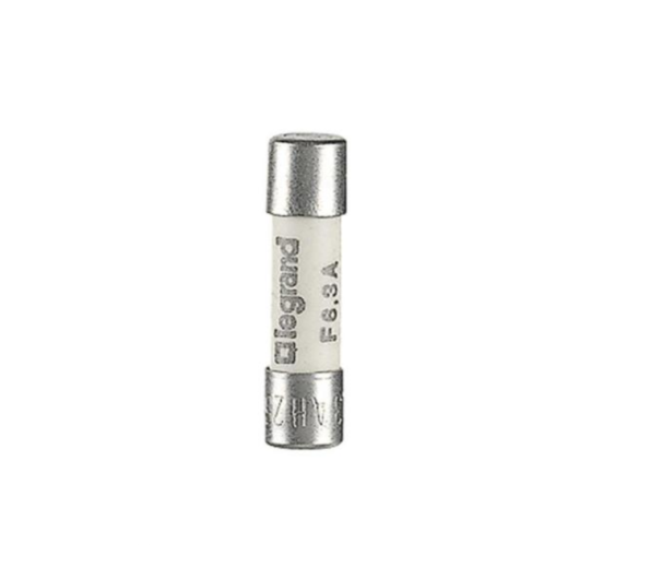 Legrand 010263 Cartridge fuse 5 x 20 mm - without indicator - 6.3 A