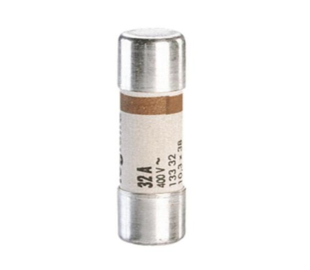 Legrand 013332 Domestic cartridge fuse - cylindrical type 10.3 x 38 - 32 A - without indicator