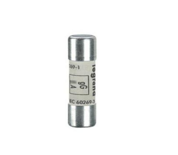 Legrand 013402 Cartridge fuse 10 x 38 mm - type gG - with indicator - 2 A