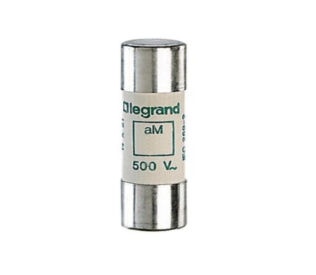 Legrand 014008 Industrial cylindrical cartridge typeaM 14x51mm without striker - 8A