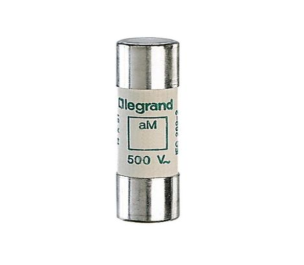 Legrand 014010 HRC cartridge fuse - cylindrical type aM 14 X 51 - 10 A - without indicator