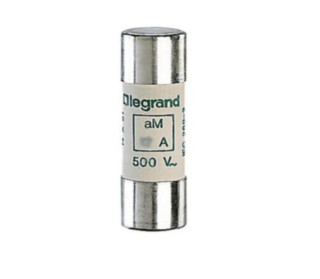 Legrand 014145 Cyl. cartridge aM 14x51 45A HPC with striker 400V 100kA