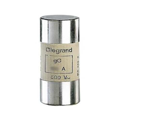 Legrand 015316 Cartridge fuse 22 x 58 mm - type gG - without stricker - 16 A