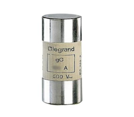 Legrand 015550 Cartridge fuse 22 x 58 mm - type gG - with stricker - 50 A