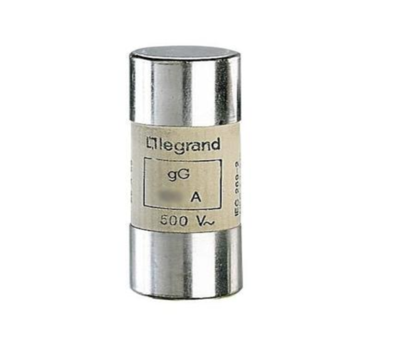 Legrand 015596 Cartridge fuse 22 x 58 mm - type gG - with stricker - 100 A