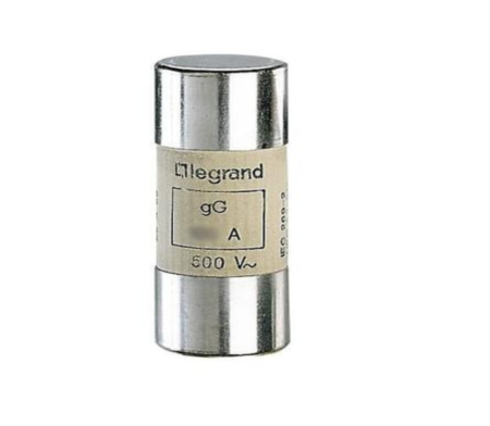 Legrand 015597 Cartridge fuse 22 x 58 mm - type gG - with stricker - 125 A