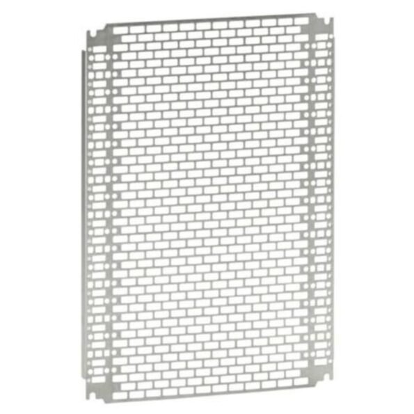 Legrand 036012 Lina 25 perforated plate - for industrial cabinets Atlantic, Atlantic stainless steel and Marina h. 400 x w. 300 mm