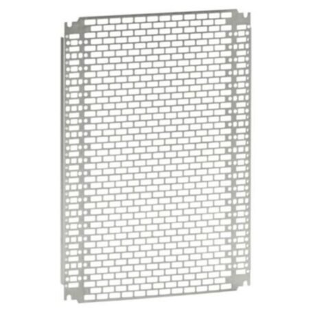 Legrand 036013 Lina 25 perforated plate - for industrial cabinets Atlantic, Atlantic stainless steel and Marina h. 400 x w. 600 mm