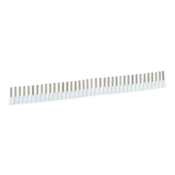Legrand 037661 Ferrule Starfix with insulating flange - cross section 0.5 mm² - white - Supplied in strips