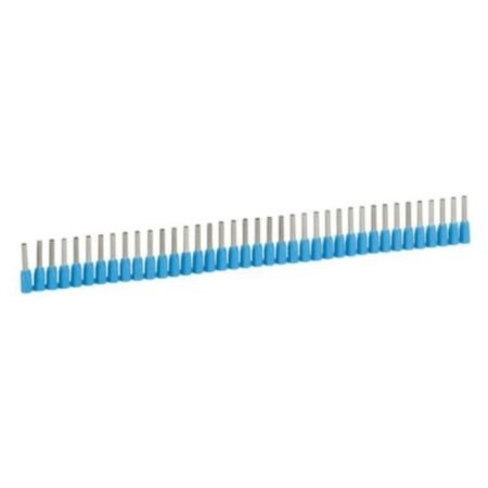 Legrand 037662 Ferrule Starfix with insulating flange - cross section 0.75 mm² - blue - Supplied in strips