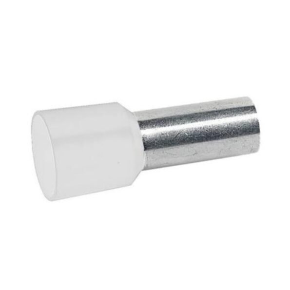 Legrand 037670 Ferrule Starfix with insulating flange - cross section 16 mm² - white - Single - individual ferrules