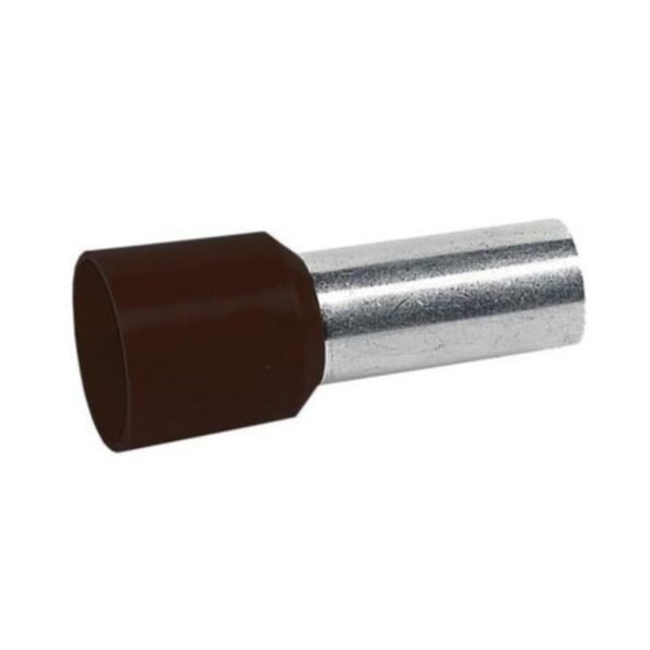 Legrand 037671 Ferrule Starfix with insulating flange - cross section 25 mm² - black - Single - individual ferrules