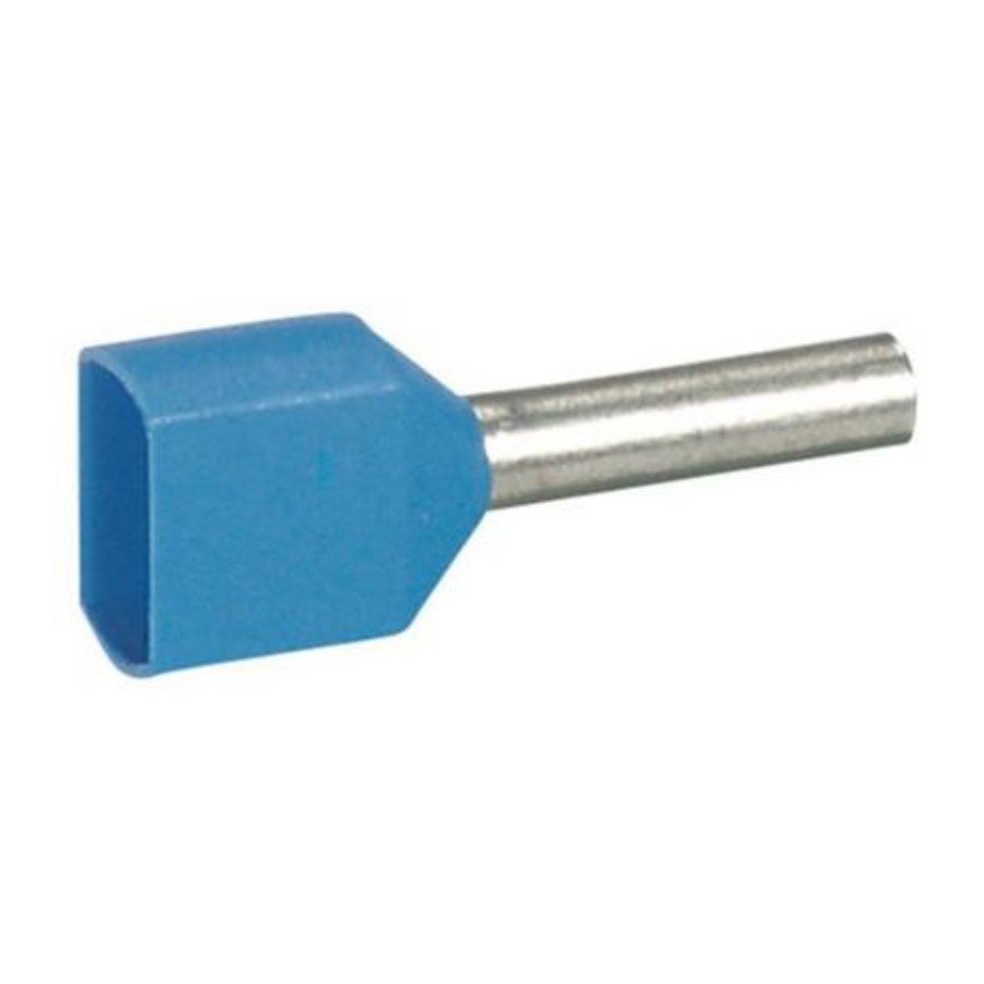 Legrand 037687 Ferrules Starfix - doubles individuals Legrand 037687 Ferrules Starfix - doubles individuals - cross section 2 x 0.75 mm² - blue