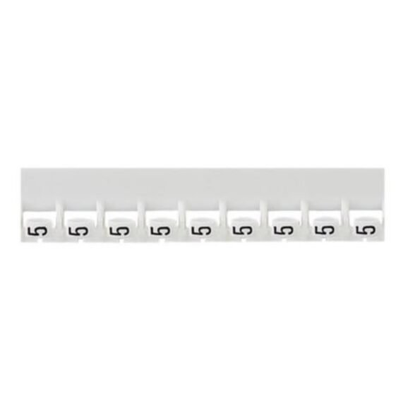 Legrand 037785 Marker Memocab - for wiring - black marking on white background - number 5