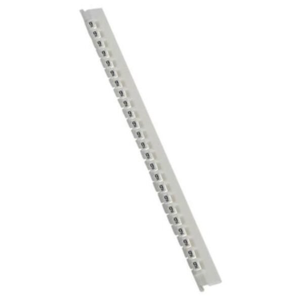 Legrand 037803 Marker Memocab - for wiring - international colour code - number 9 - white