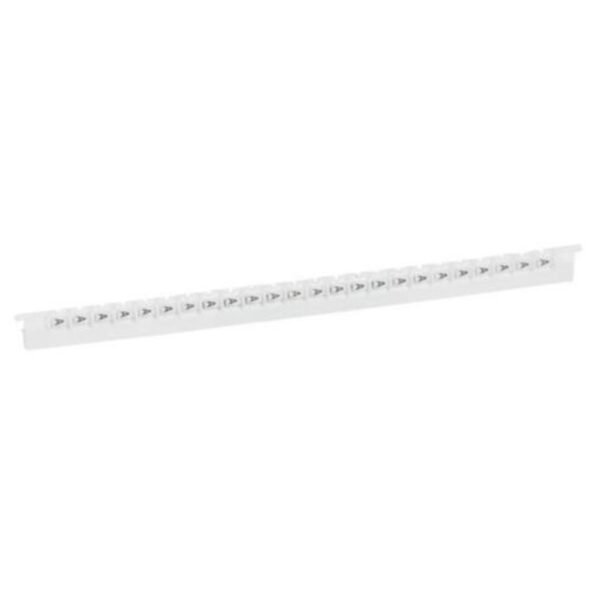 Legrand 037826 Marker Memocab - for wiring - black capital letter on white background - ''A''