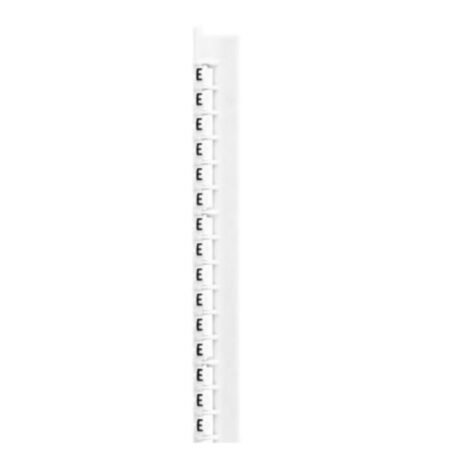 Legrand 037830 Marker Memocab - for wiring - black capital letter on white background - ''E''