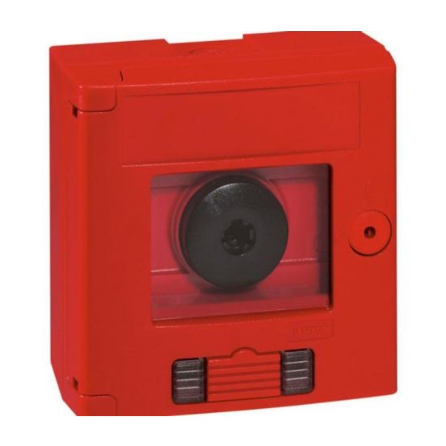 Legrand 038024 Break glass emergency box Legrand 038024 Break glass emergency box-2 position-surface mounting-IP44-red box with LED