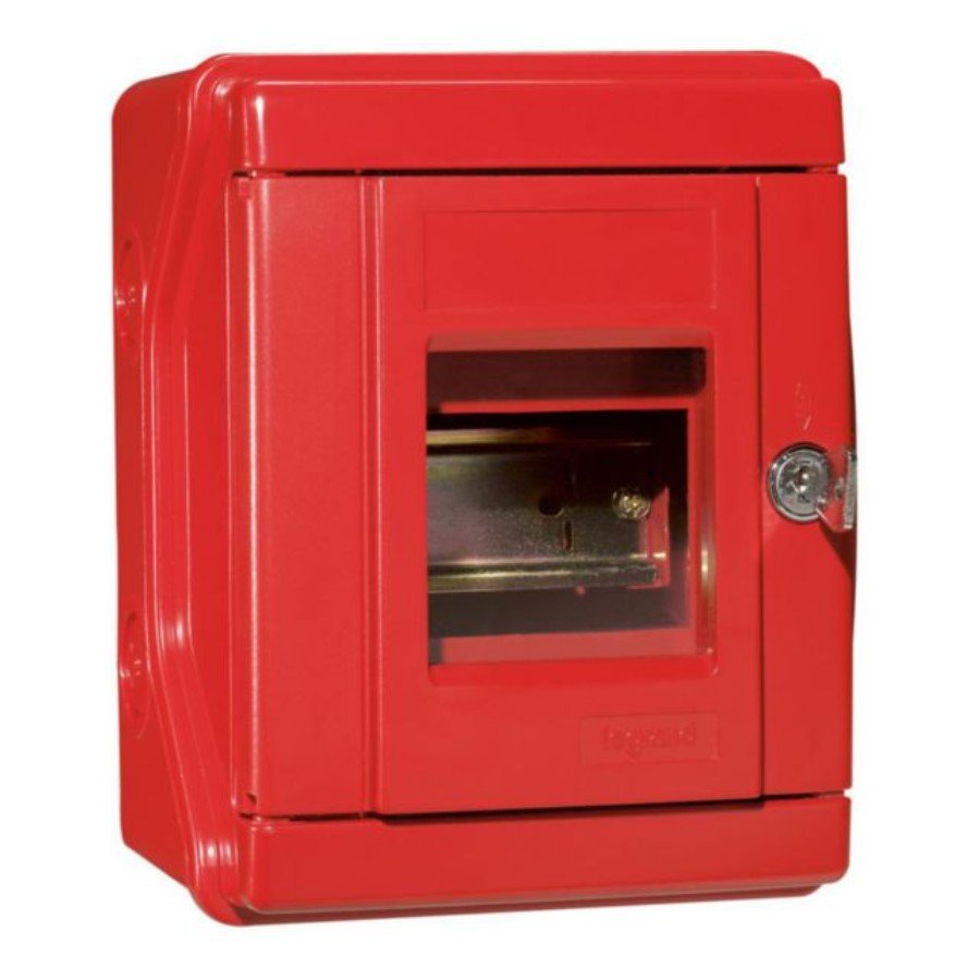 Legrand 038083 Safety box IP55- IK07 Legrand 038083 Safety box IP55- IK07, for 4 modules 17.5mm, with top hat rail EN 60715