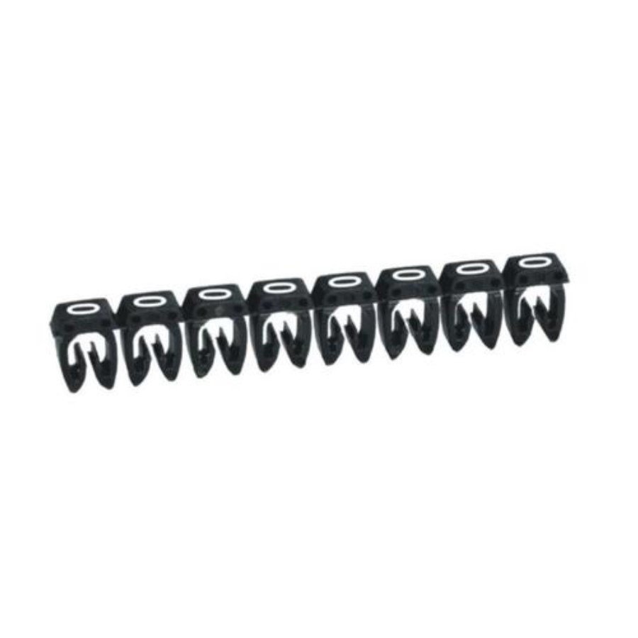 Legrand 038100 Marker CAB 3 Legrand 038100 Marker CAB 3 - for wiring 0.15 to 0.5 mm² - number 0 - black