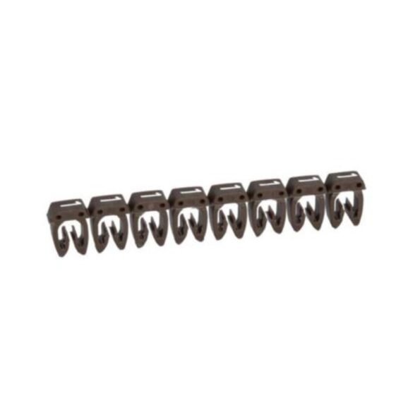 Legrand 038101 Marker CAB 3 - for wiring 0.15 to 0.5 mm² - number 1 - brown