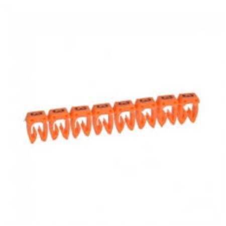 Legrand 038213 Marker CAB 3 - for wiring 0.5 to 1.5 mm² - number 3 - orange