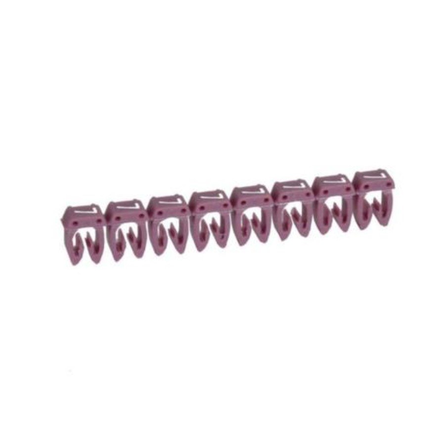 Legrand 038217 Marker CAB 3 Legrand 038217 Marker CAB 3 - for wiring 0.5 to 1.5 mm² - number 7 - purple