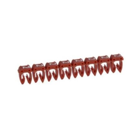 Legrand 038222 Marker CAB 3 - for wiring 1.5 to 2.5 mm² - number 2 - red