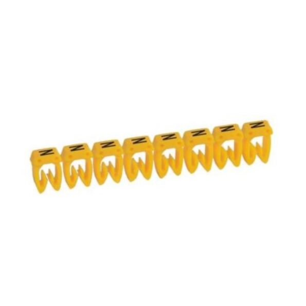 Legrand 038313 Marker CAB 3 - for wiring 0.5 to 1.5 mm² - capital letter ''N''