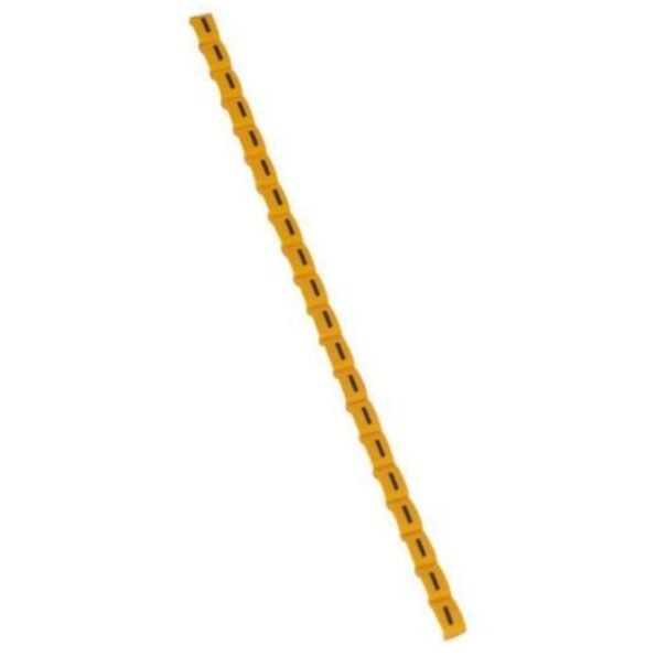 Legrand 038418 Marker Duplix - black capital letter on yellow background - ''I''