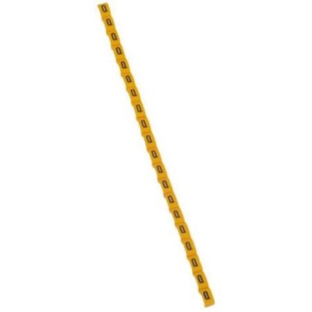 Legrand 038426 Marker Duplix - black capital letter on yellow background - ''Q''