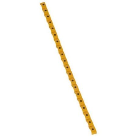 Legrand 038441 Marker Duplix - black conventional symbol yellow background : ''.''
