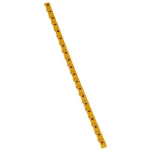 Legrand 038441 Marker Duplix - black conventional symbol yellow background : ''.''