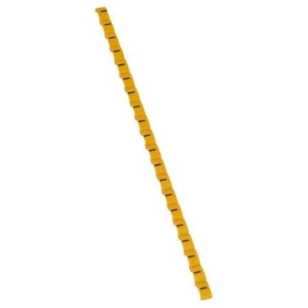 Legrand 038443 Marker Duplix - black conventional symbol yellow background : ''-''