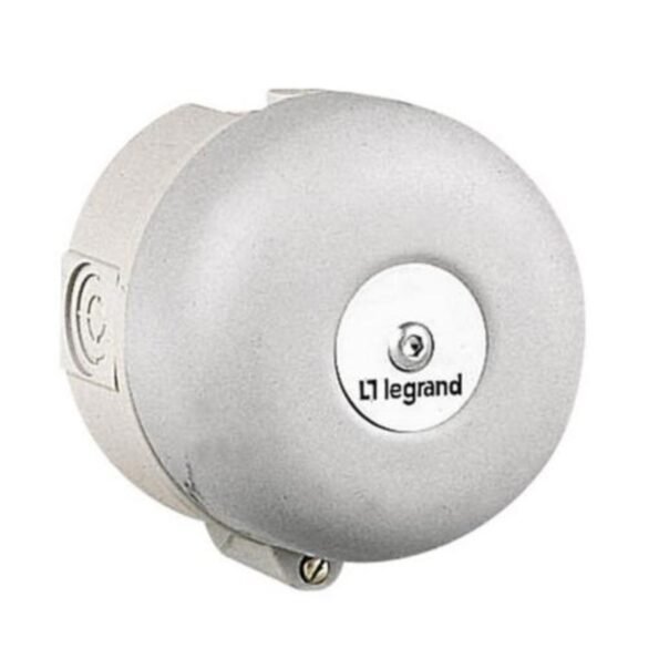 Legrand 041349 Bell - for industrial and alarm use - IP40 - IK08 230 V~ - Ø100 mm gong