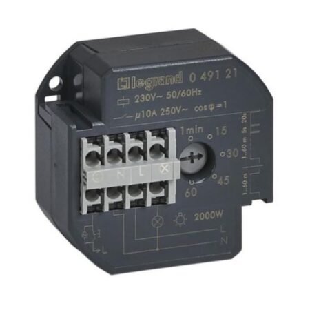 Legrand 049121 Single pole latching relay - silent - 10 A - surface-mounting - with timer