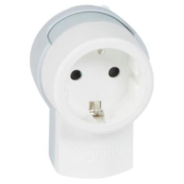 Legrand 050199 2P+E extension - 16 A - German standard - side outlet - white/grey - sleeve