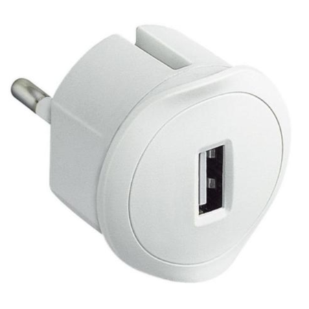 Legrand 050680 USB charging socket - German/French/Italian standards - 5V - 1.5 A max. - white