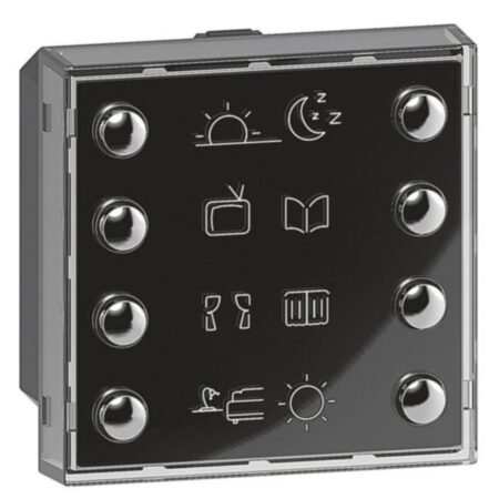 Legrand 067592 Universal 8-way touch sensor for Creo and Galea for calling up 8 scenes stored in the F420 scenario module