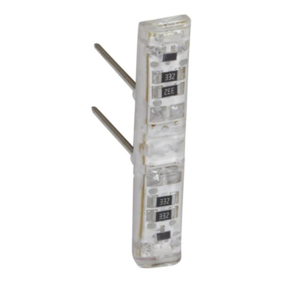 Legrand 067688L Mosaic EASYLED LED illuminated function Legrand 067688L Mosaic EASYLED LED unit for illuminated function, 12,24,48V 0.5 1.5 3.2mA LED color: white