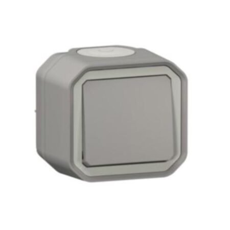 Legrand 069720 Plexo push button no contact - grey - surface