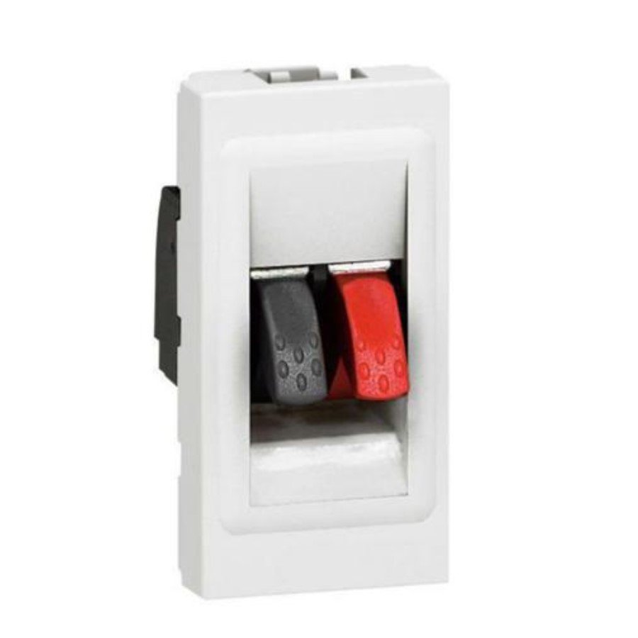 Legrand 572270 Loudspeaker soket Arteor Legrand 572270 Loudspeaker soket Arteor - 4 mm² terminal - 1 module - white