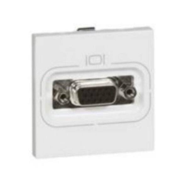 Legrand 572282 HD15 socket Arteor - screw terminal connection - 2 modules - white